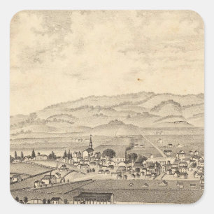 Sonoma and Marin District Agricultural Society Square Sticker