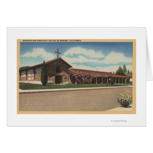 Sonoma, CA - Mission San Francisco Solano (Front Horizontal)