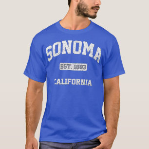 Sonoma California CA vintage state Athletic style T-Shirt