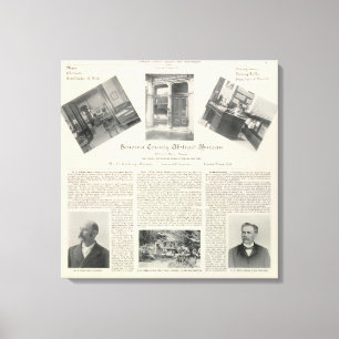 Sonoma County Abstract Bureau, California Canvas Print