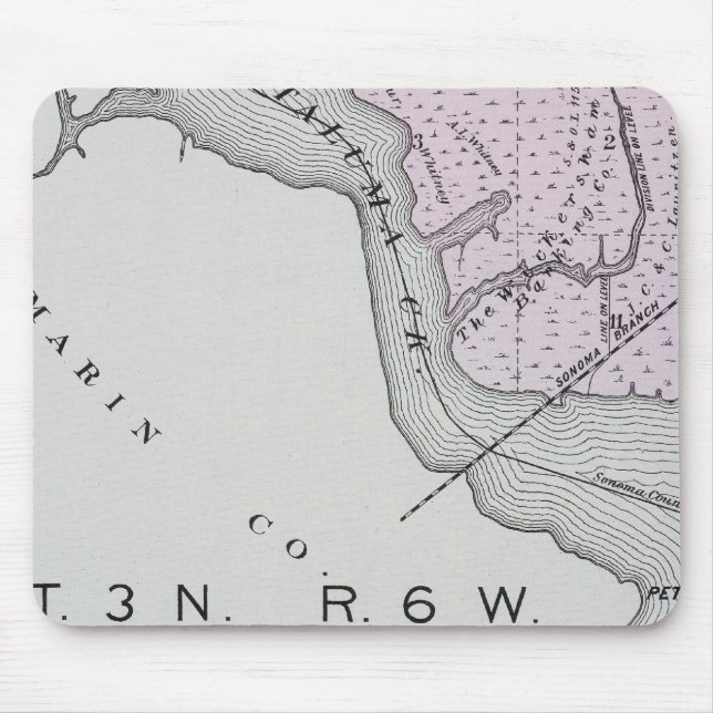 Sonoma County, California 13 Mouse Mat (Front)