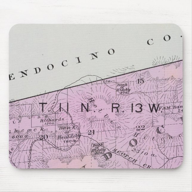 Sonoma County, California 15 Mouse Mat (Front)