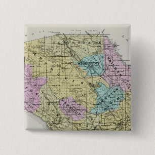 Sonoma County, California 18 15 Cm Square Badge