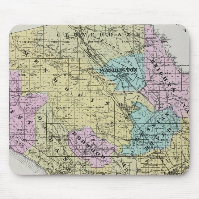 Sonoma County, California 18 Mouse Mat (Front)