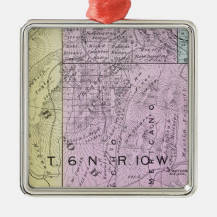 Sonoma County, California 21 Metal Tree Decoration