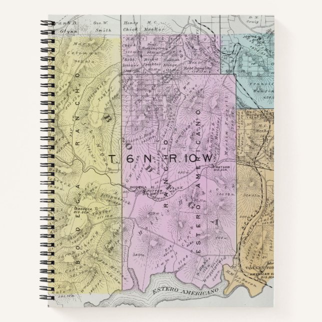Sonoma County, California 21 Notebook (Front)