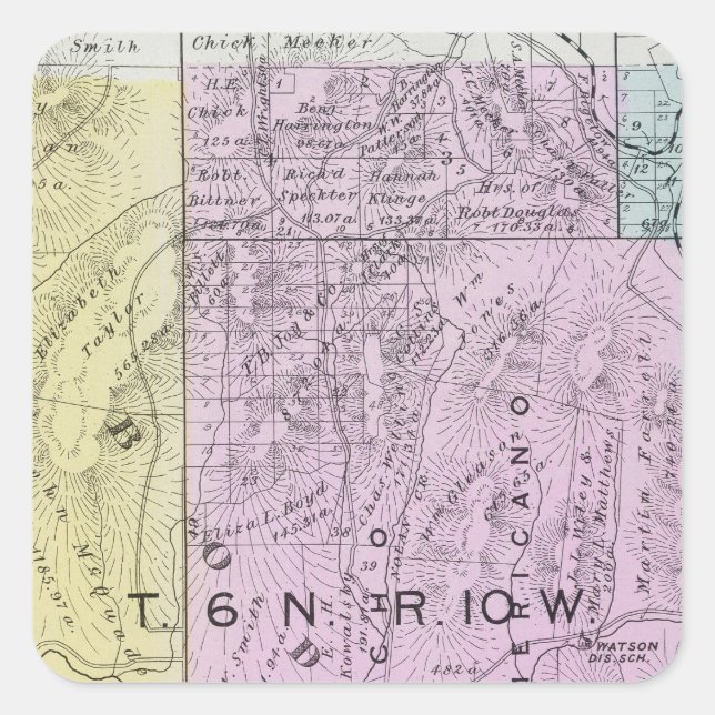 Sonoma County, California 21 Square Sticker (Front)