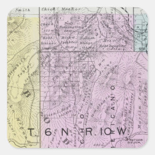 Sonoma County, California 21 Square Sticker