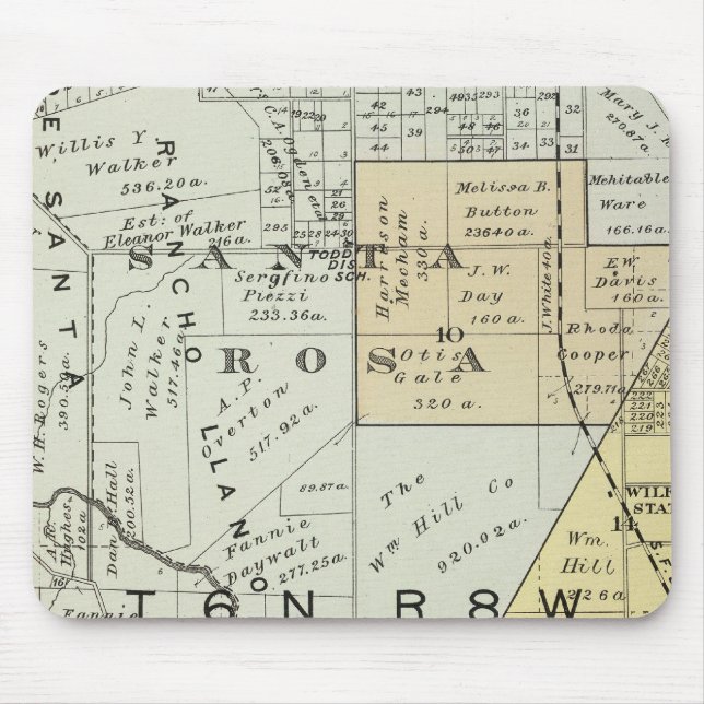 Sonoma County, California 22 Mouse Mat (Front)