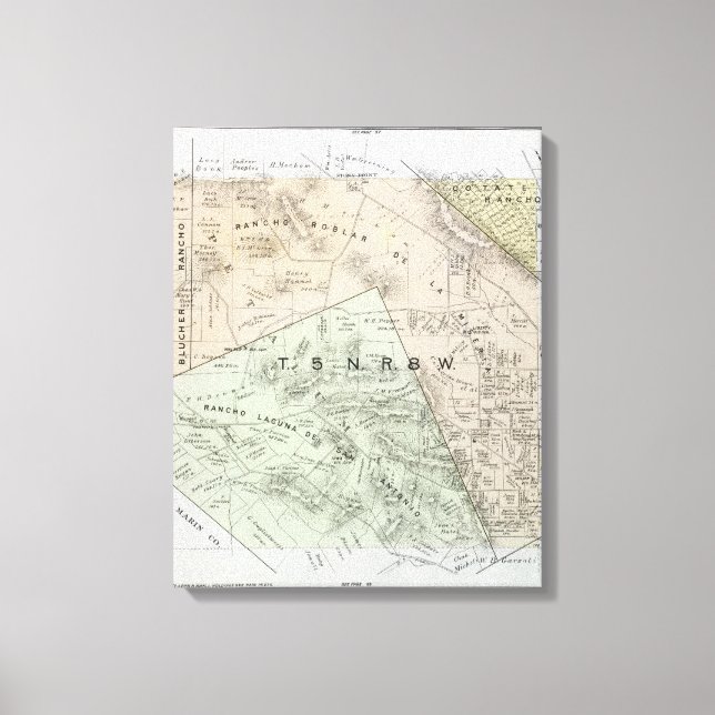 Sonoma County, California 32 Canvas Print (Front)