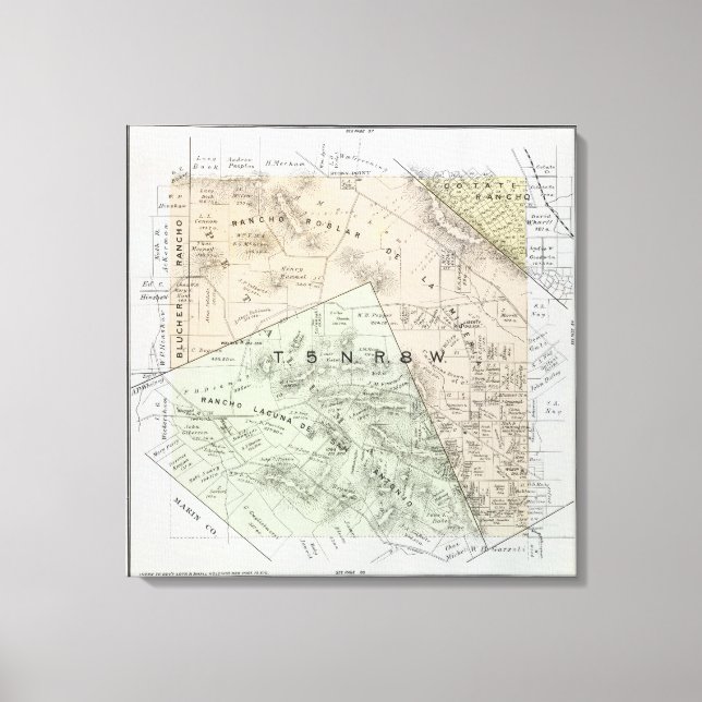 Sonoma County, California 32 Canvas Print (Front)