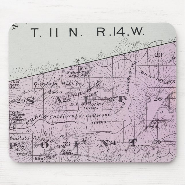 Sonoma County, California 36 Mouse Mat (Front)