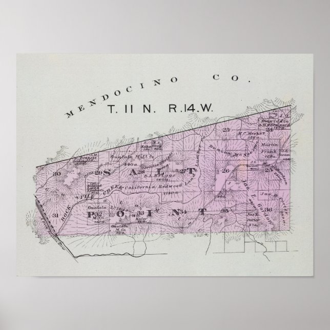 Sonoma County, California 36 Poster (Front)