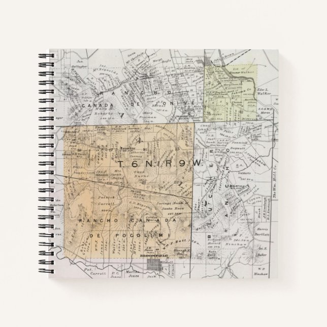 Sonoma County, California 7 2 Notebook (Front)