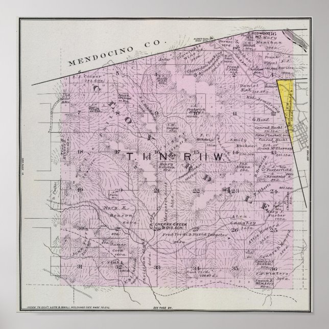 Sonoma County, California 7 Poster (Front)