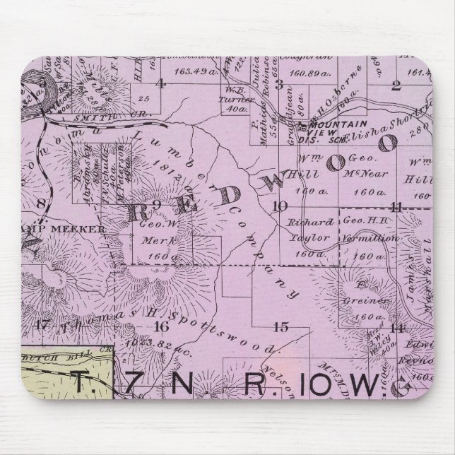 Sonoma County, California 8 Mouse Mat (Front)