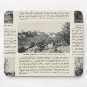 Sonoma Farms, California Mouse Mat