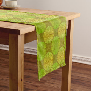 Sonoma Lime Green and Yellow Short Table Runner