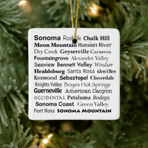 Sonoma & Napa Ornament