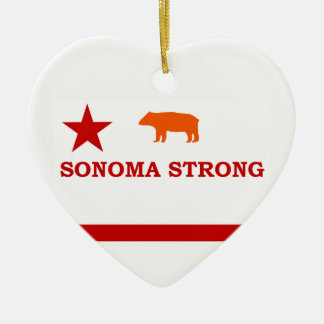Sonoma strong Christmas ornament