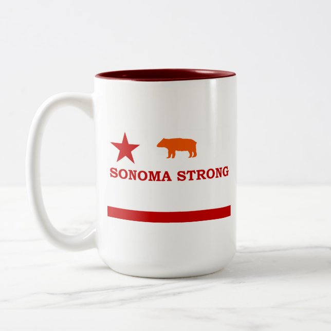 Sonoma Strong mug (Left)