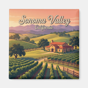 Sonoma Valley California Magnet