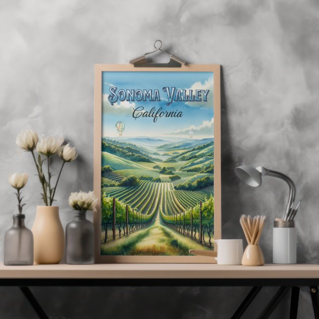 Sonoma Valley California Wine Country Poster (Creator Uploaded)