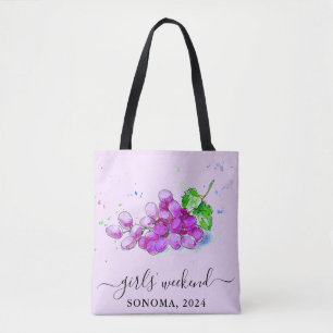 Sonoma Vineyard Winery Girls’ Weekend Tote Bag