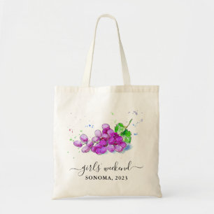 Sonoma Vineyard Winery Girls’ Weekend Tote Bag