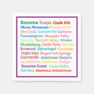 Sonoma Wine Country Napkins