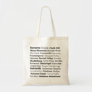 Sonoma Wine Country Tote Bag