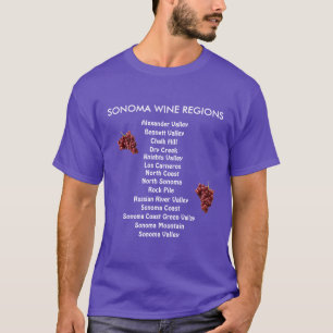 Sonoma Wine Regions Classic Shirt