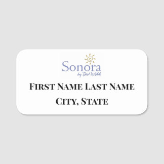 Sonora by Del Webb Name Badge