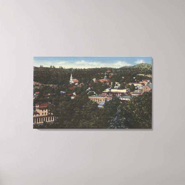 Sonora, CaliforniaAerial ViewSonora, CA Canvas Print (Front)