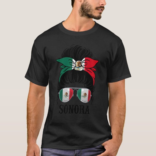Sonora Mexico Pride Mexican Flag State T-Shirt (Front)