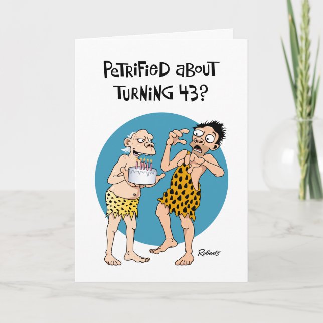 Son's 43rd Birthday Card (Front)
