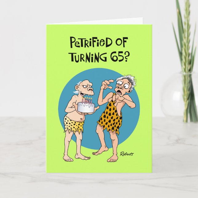 Son's 65th Birthday Card (Front)