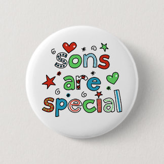 Sons are Special 6 Cm Round Badge
