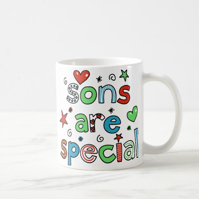 Sons are Special Coffee Mug (Right)