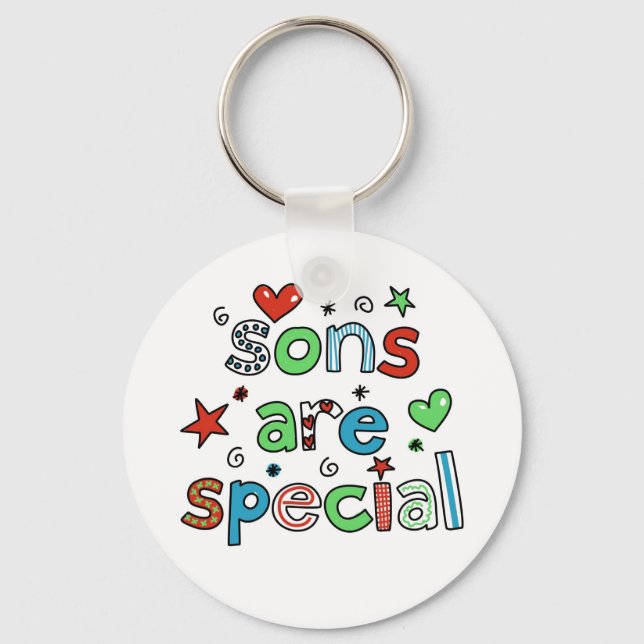 Sons are Special Key Ring (Front)