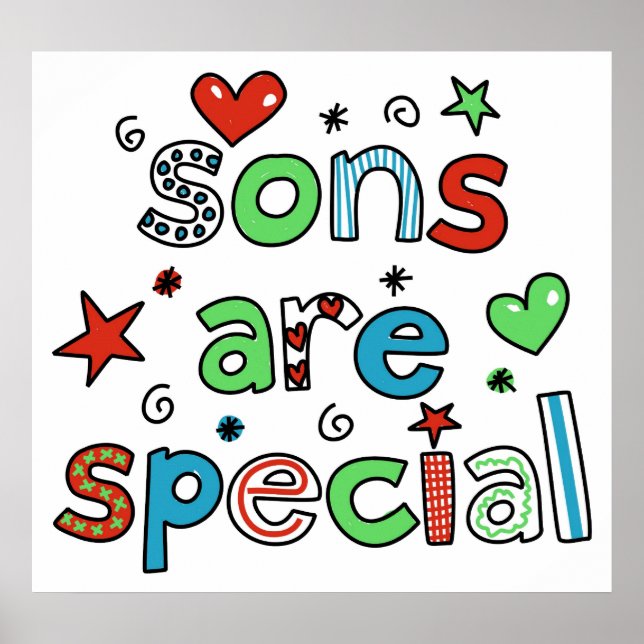 Sons are Special Poster (Front)