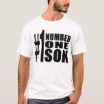 Sons Birthdays Gifts : Number One Son T-Shirt<br><div class="desc">Number One Son is a modern collection of fun gifts and gift ideas, designed for you to give your #1 Son at Christmas, birthday parties, anniversaries, celebrations and special occasions. Each stylish, modern gift for number one Sons is customisable : add your own text, personal message, graphic, image or photograph...</div>