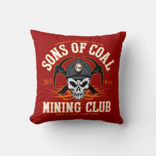 SONS OF COAL mining club Cushion