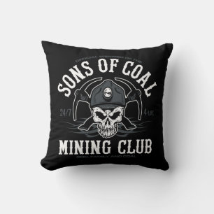 SONS OF COAL mining club Cushion