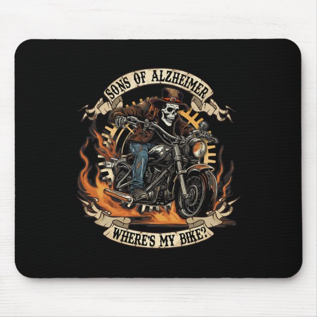 Sons Of Heimerheimer Where's My Bike Cool Metal Sk Mouse Mat (Front)
