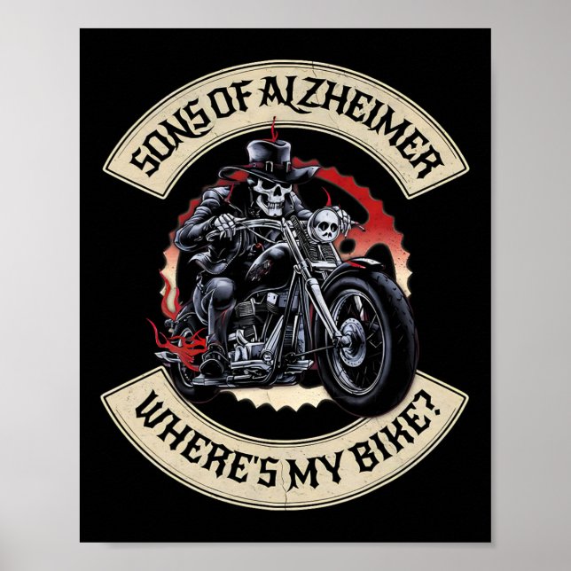 Sons Of Heimerheimer Where's My Bike Grumpy Old Bi Poster (Front)