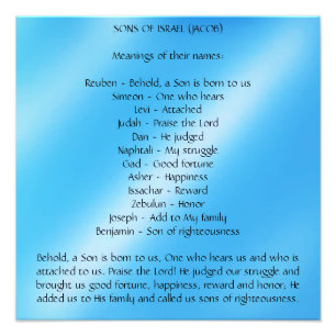 Sons of Israel  Photo Print