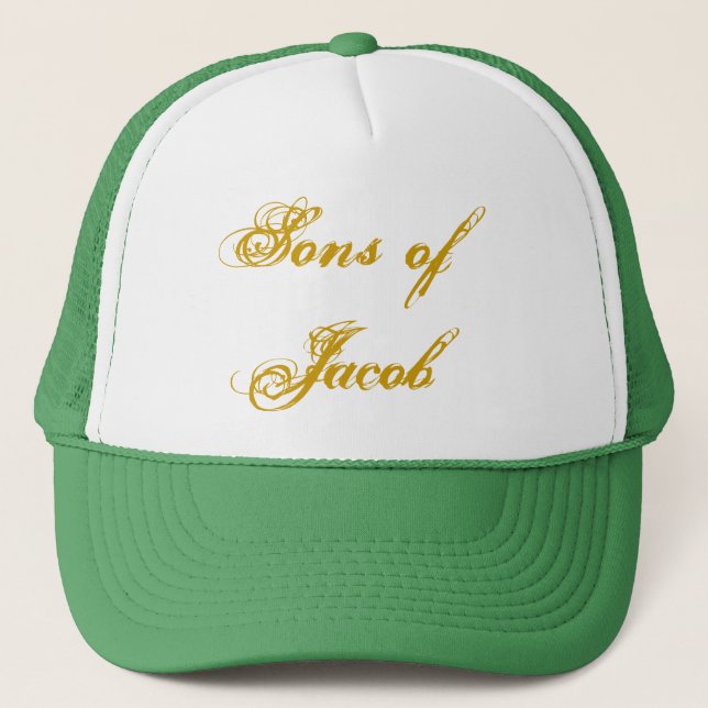Sons Of Jacob Trucker Trucker Hat (Front)