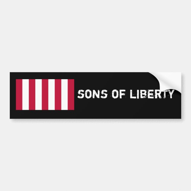 sons of liberty bumper sticker (Front)