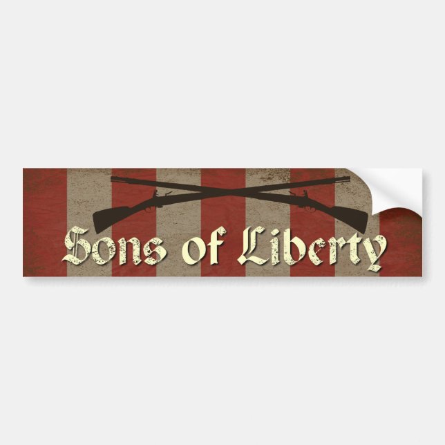 Sons of Liberty Flag Bumper Sticker (Front)